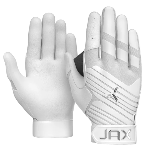 JAX Batting Gloves Pro Model Youth Batting Gloves (Arctic White) -Deals Baseball Store 1 Jax pro model adult batting gloves left hand swing arctic white ed82b539 965d 44e3 9b0b f78018335c2e