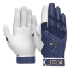 JAX Batting Gloves Pro Model Youth Batting Gloves (Deep Blue) -Deals Baseball Store 1 Jax pro model youth batting gloves left hand swing deep blue