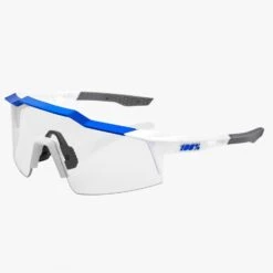 100% Speedcraft SL Performance Vented Baseball Sport Sunglasses (Matte White/Metallic Blue-HiPER Blue Multilayer Mirror Lens) -Deals Baseball Store 100 60008 00003MatWhtMetBlu BlueMultiMirr4