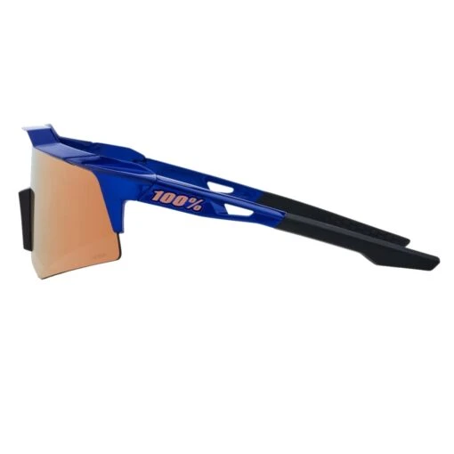 100% Speedcraft XS Sport Performance Sunglasses - Sport And Cycling Eyewear (Gloss Cobalt Blue - HiPER Copper Mirror Lens) -Deals Baseball Store 100 60009 00006GlossCobaltBlue CopperMirr3