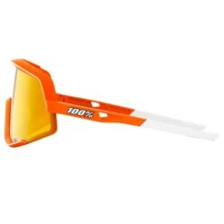 100% Glendale Xtreme Sports Performance Sunglasses W Interchangeable Lenses (Soft Tact Neon Orange - Hiper Red Multilayer Mirror Lens) -Deals Baseball Store 100 Glendale 61033 412 01 SoftTactNeonOrange 3