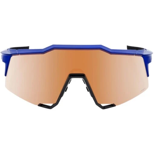 100% Speedcraft Sport Performance Baseball Sunglasses HD Interchangeable Lens (Gloss Cobalt Blue - Copper Mirror Lens) -Deals Baseball Store 100percentspeedcraftsunglasses glosscobaltblue coppermirrlens 2