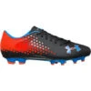 New Under Armour Blur Flash IV FG Size 11.5 Black/Orange Soccer Cleats -Deals Baseball Store 1246284 001