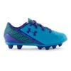 New Under Armour Kids Flash HG Jr Soccer Cleats 10K Blue/Purple Synthetic -Deals Baseball Store 1256749