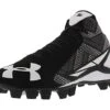 New Under Armour Boy's Leadoff Mid Jr. Baseball Cleat White/Black 1Y -Deals Baseball Store 1264186 011 3c630130 871d 434d 80f8 e746123e6051