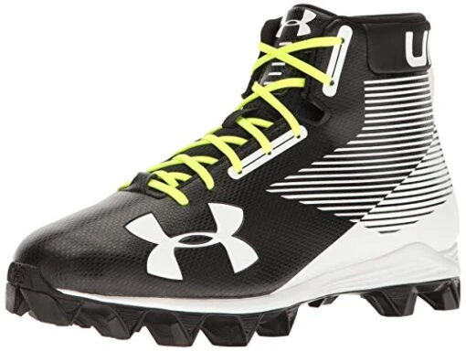 New Under Armour Hammer Mid RM Molded Football Cleats Blk/Wht/Grn Men's 11.5 -Deals Baseball Store 1289761 001 4067503a 8377 4959 ac5e 3d45522d7ed9