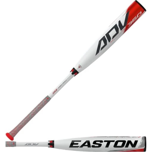 Easton ADV 360 USSSA Youth Baseball 2 3/4 In. Barrel (White/Red) -Deals Baseball Store 19etsydv360102342bbb