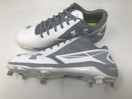 New Under Armour Men's UA Yard Low ST Baseball Cleats 10 Mm White/Gray -Deals Baseball Store 2019 03 12 2013.41.42 715d7714 d863 41ff b548 f1d16de8646b scaled