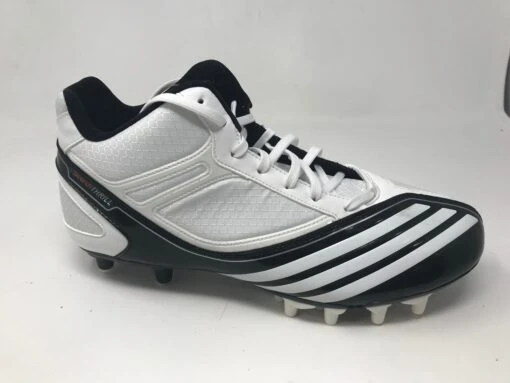 New Adidas Men's Size 8.5 Scorch Thrill Superfly Mid Football Cleat Black/White -Deals Baseball Store 2019 04 15 2014.57.25 scaled