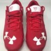 Used Under Armour Men's 6.5 Yard Low ST Red/White Baseball Metal Cleats -Deals Baseball Store 2021 07 16 2014.30.09