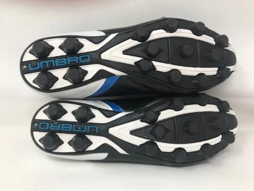 New Umbro ES-Diamondback-A HG Men's 10.5 Molded Soccer Cleat Black/Blue/White -Deals Baseball Store 2022 10 04 2014.05.51 scaled