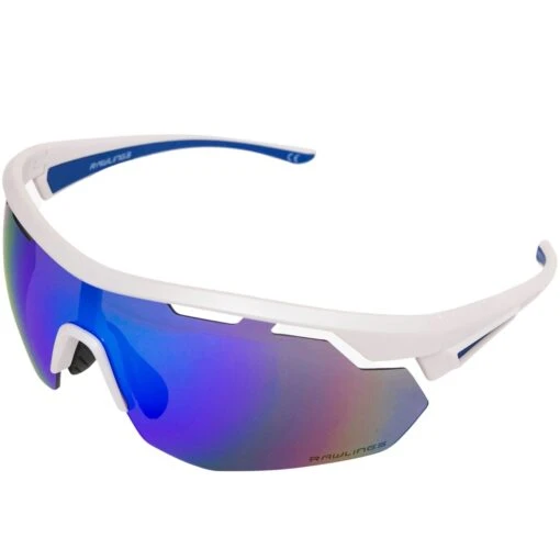 Rawlings Adult Sport Baseball Sunglasses Lightweight Stylish 100% UV Poly Lens (White/Blue) -Deals Baseball Store 2rawlings adult sport baseball sunglasses 10260973 whiteblue