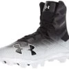 New Under Armour Men's Highlight RM Molded Football Cleat Mens 7 Black/White -Deals Baseball Store 3000183