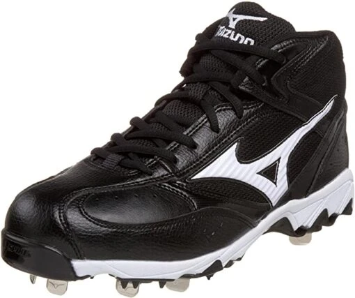 New Mizuno 9 Spike Vintage Mid G5 320289 Baseball Cleats Mens 8.5 Black/White -Deals Baseball Store 320289 bd01ace7 3777 4b94 b7e0 bd4c4b3945d2