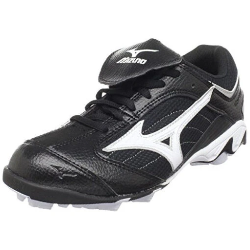 New Mizuno Franchise Low G5 320347 Baseball Cleats Mens 12 Black/White -Deals Baseball Store 320347 20blk