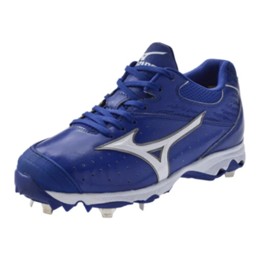 New Mizuno Women's 9-Spike Sweep Metal Softball Cleats 10 Royal/White -Deals Baseball Store 320422.5200 20good 4d868a76 2eb6 4575 b882 8a9bd5b0ab4c