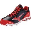 New Mizuno Advanced Classic 7 Low 320431 Mens 12 Baseball Cleats Black/Red -Deals Baseball Store 320431.9010