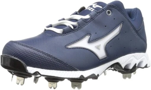 New Other Mizuno Swift 3 Switch Softball Cleats Womens 6.5 Nvy/Wht Metal Cleat -Deals Baseball Store 320452.5100