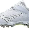 New Mizuno Wmn's 5 9-Spike Swift 5 Molded Baseball Cleat Shoe Wht/Wht -Deals Baseball Store 320554.00 27784f1e 21ae 42a7 9fe8 481ddfaeb2af