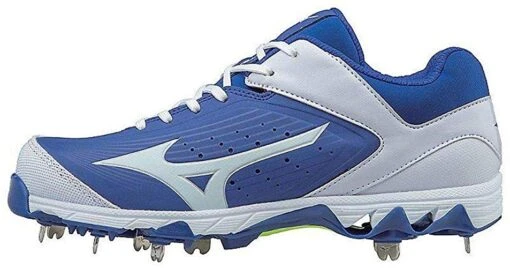 New Mizuno Wmn's 7 9-Spike Swift 5 Molded Baseball Cleat Shoe Royal/White -Deals Baseball Store 320554.5200