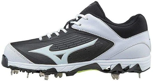 New Mizuno Wmn's 5 9-Spike Swift 5 Molded Baseball Cleat Shoe Black/White -Deals Baseball Store 320554.9000 176f310f 7b16 4f53 86a1 ff5b6ae0302a