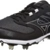 New Mizuno Men's 9-Spike Dominant IC Low Metal Baseball Cleat Sz 8 Black/White -Deals Baseball Store 320561.9000 337fa6e6 cc3f 45e1 9114 e8dc6b2b9628