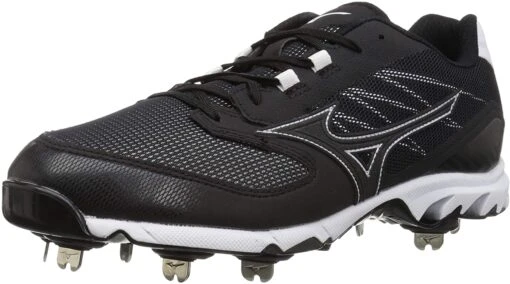 New Mizuno Men's 9-Spike Dominant IC Low Metal Baseball Cleat Sz 8 Black/White -Deals Baseball Store 320561.9000 337fa6e6 cc3f 45e1 9114 e8dc6b2b9628