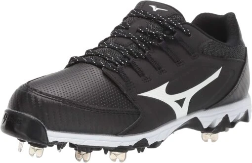 New Mizuno Women's 9-Spike Swift 6 Low Metal Cleat Softball Black/Wht Sz 9.5 -Deals Baseball Store 320588.9000 814915b9 b246 43f2 baa6 d4714a0fe3d7