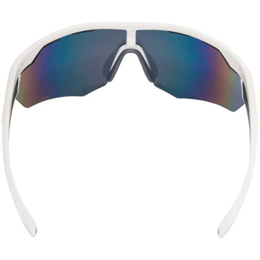 Rawlings Adult Sport Baseball Sunglasses Lightweight Stylish 100% UV Poly Lens (White/Rainbow) -Deals Baseball Store 3rawlings adultsport baseball sunglasses 10260972 whiterainbow