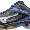 New Mizuno Wmn 6.5 Wave Lightening Z3 Indoor Court Volleyball Shoe Blk/Ryl -Deals Baseball Store 430228.9052