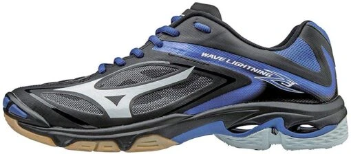 New Mizuno Wmn 6.5 Wave Lightening Z3 Indoor Court Volleyball Shoe Blk/Ryl -Deals Baseball Store 430228.9052