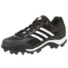 New Adidas Corner Blitz 7 MD Low Molded Football Cleat Black/White Men 9.5 -Deals Baseball Store 466512