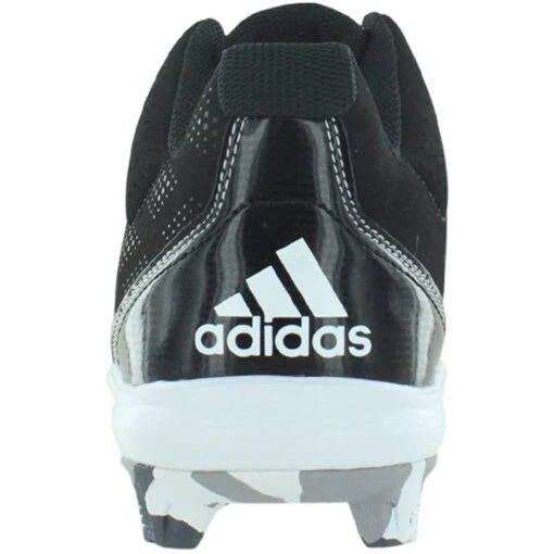 Adidas Wheelhouse Mid 2 Men's Big Kid Rubber Baseball Cleats (Black/White) -Deals Baseball Store