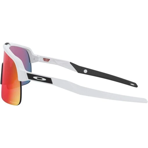 Oakley O09463 Sutro Lite Rectangular Men's Sunglasses, Matte (White/Prizm Road) -Deals Baseball Store