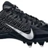 New Nike New Alpha Pro D Football Cleats Black/Metallic Silver Men 9 -Deals Baseball Store 599008 20002