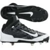 New Nike Huarache Pro Mid Men's 9.5 Baseball Metal Cleats Black/White -Deals Baseball Store 599235 20099 163d6085 4dff 4629 927e 679a04ddf436