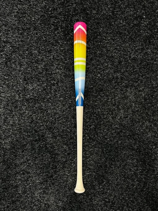 "Taste The Rainbow Egg" Factory Artist Collection Wood Bat -Deals Baseball Store 6 scaled