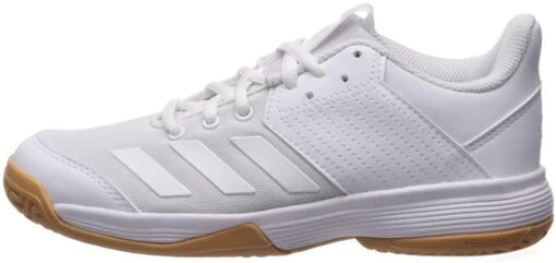 New Adidas Kids' Sz 6 Ligra 6 Volleyball Shoe Wht/Tn Mesh Lining, Lace Closure -Deals Baseball Store 613ileac70l. ac ul1459 5ceb91e5 3236 4ab4 8e3a 97ba315c3748