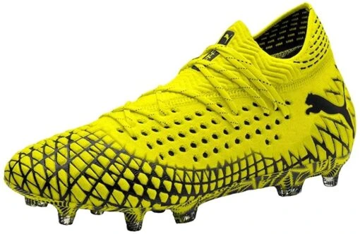 New PUMA Future 4.1 Netfit FG/AG Men 11.5 Soccer Molded Cleats Yellow/Black -Deals Baseball Store 617gp2gydzl. ac uy625