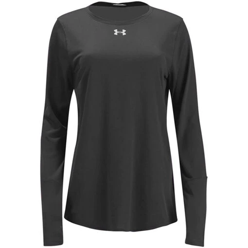 Under Armour Locker 2.0 Women’s Long Sleeve Tee Shirt (Black) -Deals Baseball Store