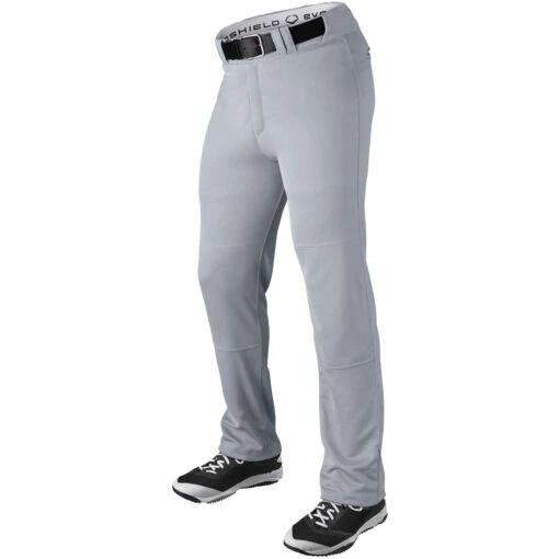 EvoShield Salute Pinstripe Adult Baseball Pants Open Bottom Team (White/Navy) -Deals Baseball Store