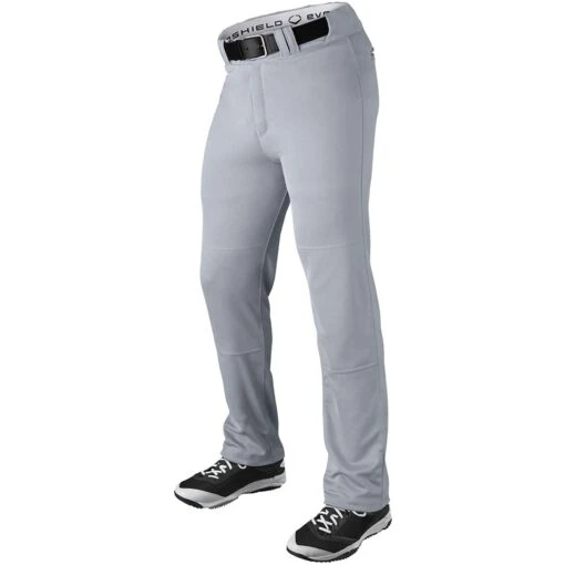 EvoShield Salute Adult Baseball Pants Open Bottom (Gray) -Deals Baseball Store