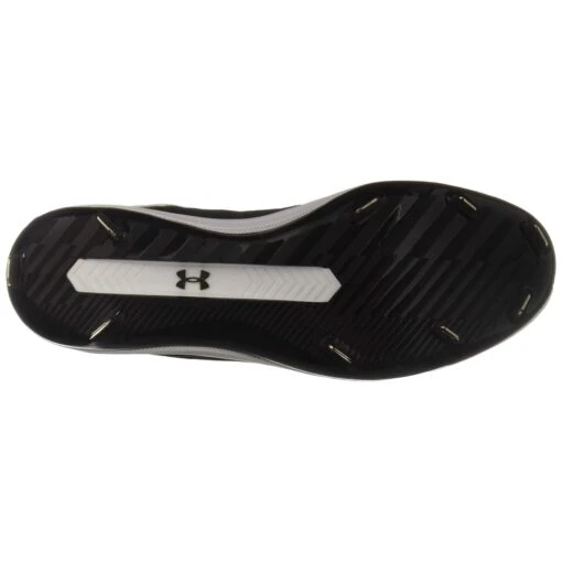 Under Armour Yard Low Men's Baseball Metal Cleats Spikes (Black/White) -Deals Baseball Store 61p20rlu3zl