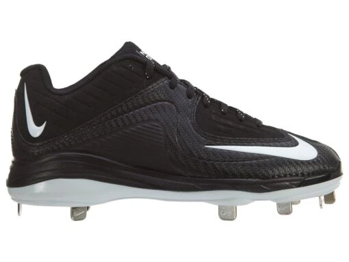 New Nike Men's Air MVP Pro Metal 2 Baseball Shoes Black/White Size 13 -Deals Baseball Store 62425 2