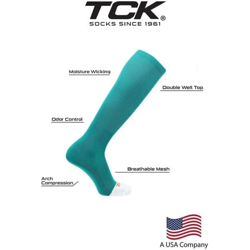 TCK Twin City Knitting Prosport Adult Baseball Softball Sock (Teal) -Deals Baseball Store 71guf kqhzs. ac ul1500