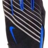 New Nike Men's Lightweight Tech Running Gloves (Black/Anthracite/Blue Large) -Deals Baseball Store 80980