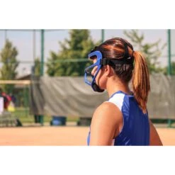 Champro Rampage Defensive Fielders Fastpitch Softball Adult Face Mask Ultra Lightweight (White) -Deals Baseball Store 812eauwfxbl