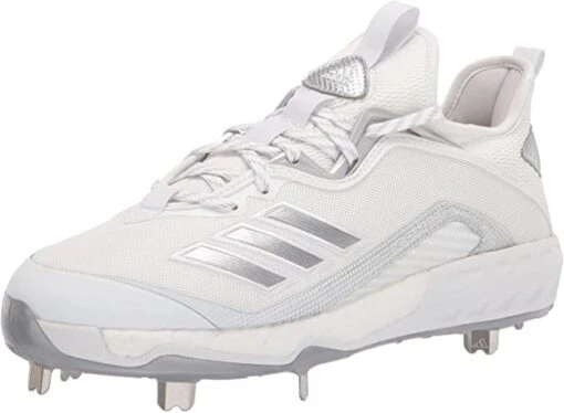 New Adidas Men's Fv9341 Baseball Metal Cleats White/Silver Size 11.5 -Deals Baseball Store 81hld50iktl. ac ux625 45720e31 0081 44a6 bc72 911b124d148b