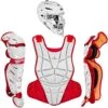 All-Star AFx Series Fastpitch Softball Catcher's Package (White/Scarlet) -Deals Baseball Store 81hzfxGelbL. AC SL1500