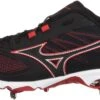 New Mizuno Men's 9-Spike Dominant IC Low Metal Baseball Cleat Sz 11 Black/Red -Deals Baseball Store 90101 62fa7e1e b033 472a ac6f fd8844de1d48